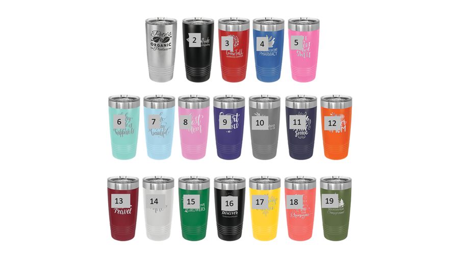 20 oz Tumbler — Laser Engraved