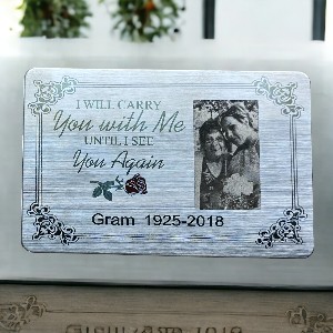 A Life Remembered Memorial Keepsake Card
