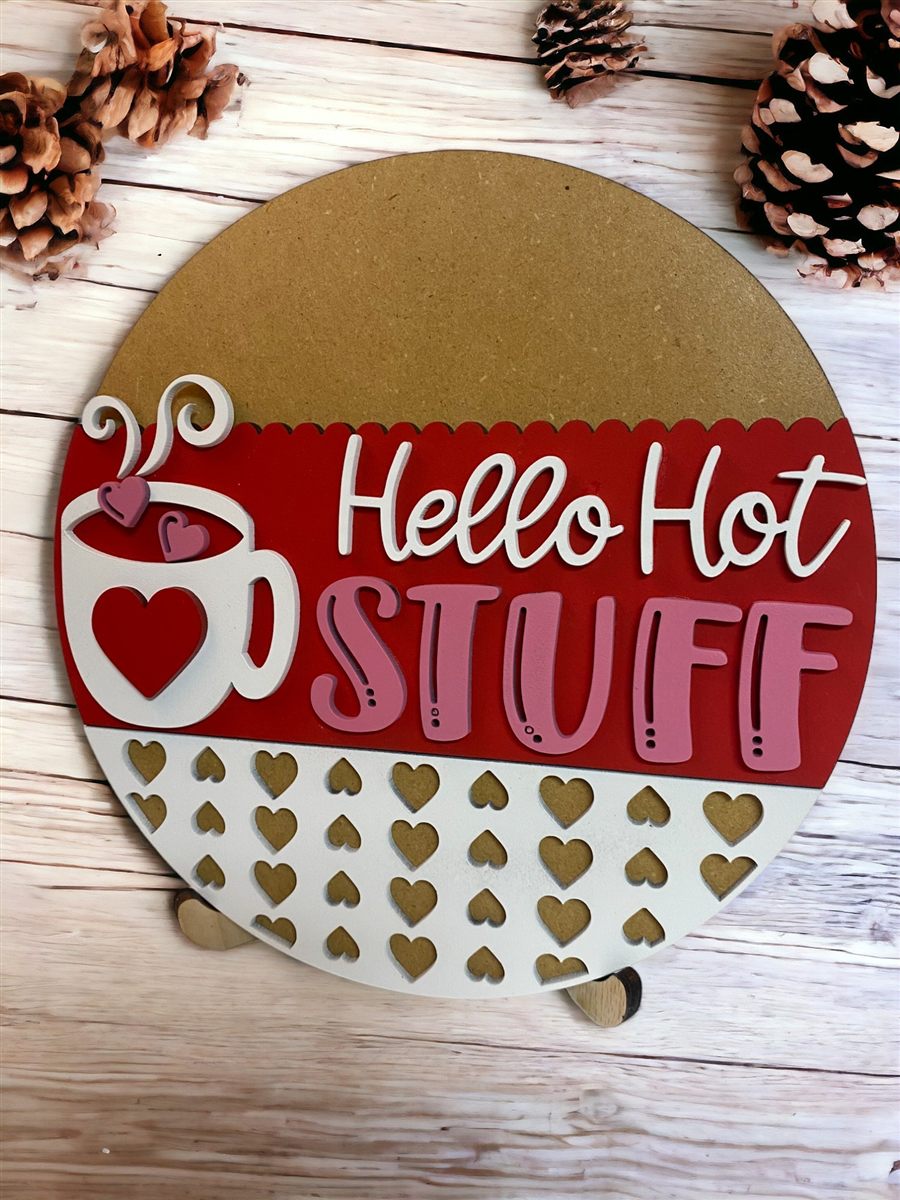 "Hello Hot Stuff" Kitchen Sign